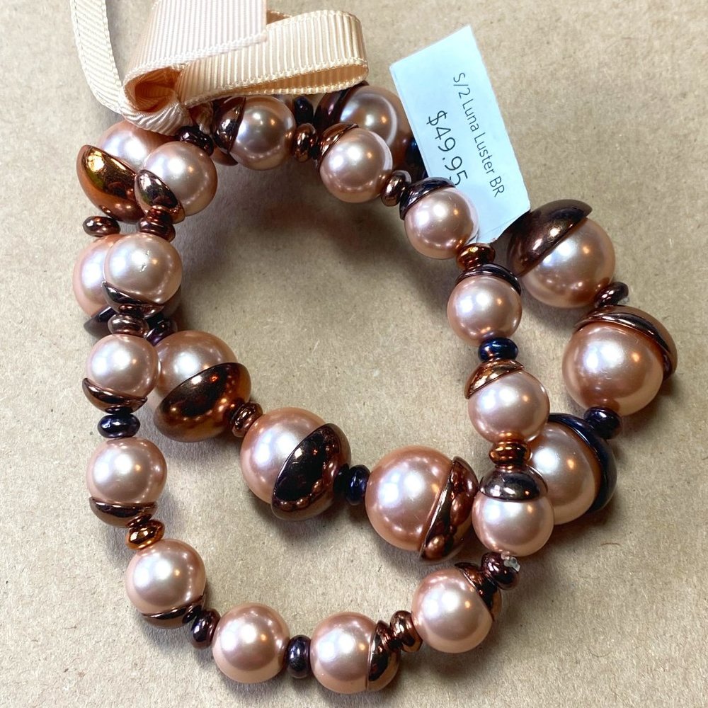 Coldwater Creek NWT Pearl Bracelet Set